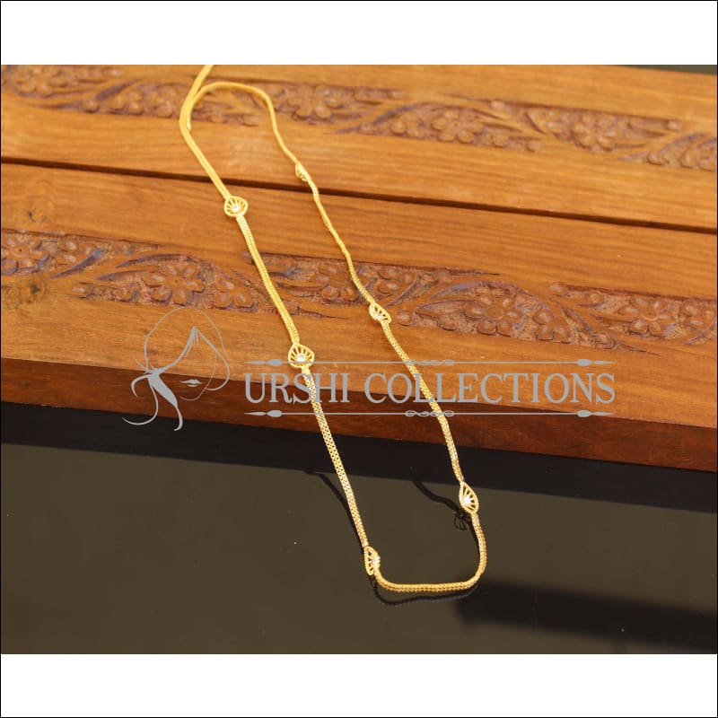 Designer Gold Plated Stone Chain M2706 - Necklace Set