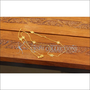 Designer Gold Plated Stone Chain M2709 - Necklace Set