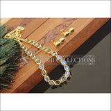 Designer gold plated stone necklace M1027 - Necklace Set