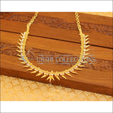 Designer gold plated stone necklace M1071 - Necklace Set