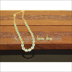 Designer Gold Plated Stone Necklace Set M2480 - Necklace Set