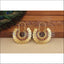 Designer Gold Plated Temple Coin Earrings M2913