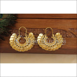 Designer Gold Plated Temple Coin Earrings M2914 - EARRINGS