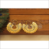 Designer Gold Plated Temple Coin Earrings M2916 - EARRINGS