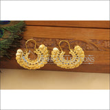 Designer Gold Plated Temple Coin Earrings M2918 - EARRINGS