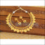 Designer Gold Plated Temple Coin Necklace Set M2042