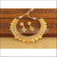 Designer Gold Plated Temple Coin Necklace Set M2043