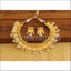 Designer Gold Plated Temple Coin Necklace Set M2054