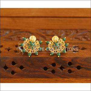 Designer Gold Plated Temple Earrings M2004 - Earrings