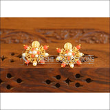 Designer Gold Plated Temple Earrings M2007 - Earrings