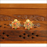 Designer Gold Plated Temple Earrings M2008 - Earrings