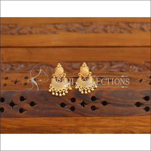 Designer Gold plated Temple earrings M2265
