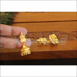 Designer Gold plated Temple Earrings M2289