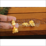 Designer Gold plated Temple Earrings M2289