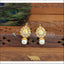 Designer Gold Plated Temple Earrings M2889