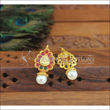 Designer Gold Plated Temple Earrings M2890 - Earrings