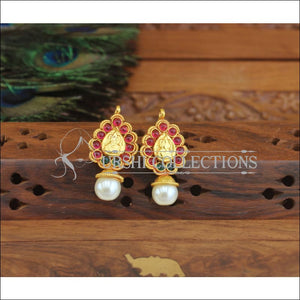 Designer Gold Plated Temple Earrings M2890 - Earrings