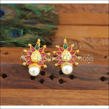 Designer Gold Plated Temple Earrings M2891 - EARRINGS