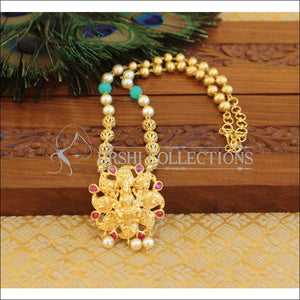 Designer Gold plated temple necklace M1198 - Necklace Set