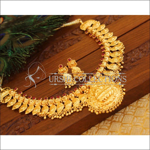 Designer Gold plated Temple necklace M1204 - Necklace Set
