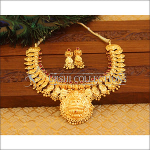 Designer Gold plated Temple necklace M1204 - Necklace Set