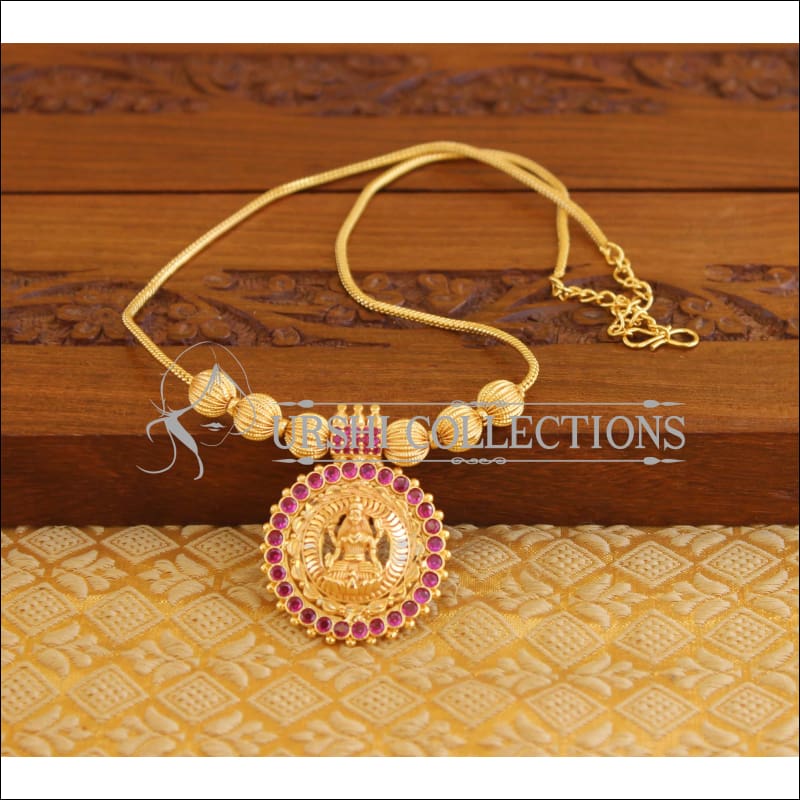 Designer Gold plated Temple necklace M1226 - Necklace Set