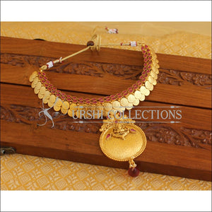 Designer Gold Plated Temple Necklace M2029 - Necklace Set
