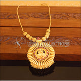 Designer Gold Plated Temple Necklace M2078 - Set