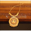 Designer Gold Plated Temple Necklace M2078