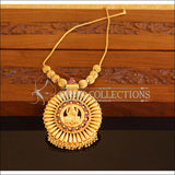 Designer Gold Plated Temple Necklace M2078 - Set