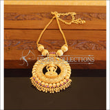 Designer Gold Plated Temple Necklace M2085 - Set