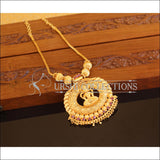 Designer Gold Plated Temple Necklace M2085 - Set