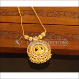 Designer Gold Plated Temple Necklace M2086 - Set