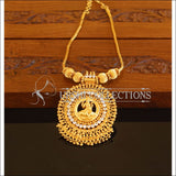 Designer Gold Plated Temple Necklace M2086 - Set