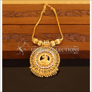 Designer Gold Plated Temple Necklace M2086 - Set