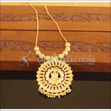 Designer Gold Plated Temple Necklace M2108 - Set