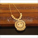 Designer Gold Plated Temple Necklace M2109 - Set