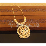 Designer Gold Plated Temple Necklace M2109 - Set