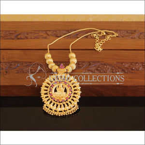 Designer Gold Plated Temple Necklace M2110 - Set