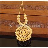 Designer Gold Plated Temple Necklace M2110 - Set