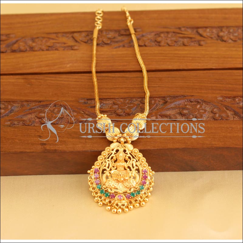 Designer gold plated Temple Necklace M964 - Necklace Set