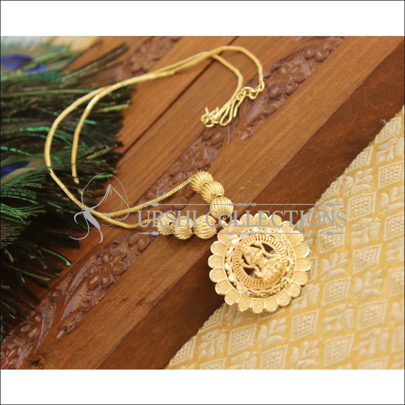 Designer Gold plated temple necklace M969 - Necklace Set