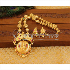 Designer Gold plated Temple necklace set M1200 - Necklace Set