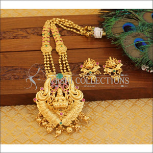 Designer gold plated Temple necklace set M1203 - Necklace Set