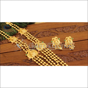 Designer gold plated Temple necklace set M1205 - Necklace Set