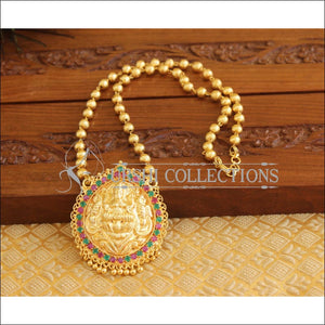 Designer Gold Plated Temple Necklace Set M1820 - Necklace Set