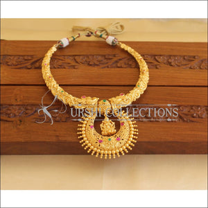 Designer Gold Plated Temple Necklace Set M1886 - Necklace Set