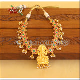 Designer Gold Plated Temple Necklace Set M1888 - Necklace Set