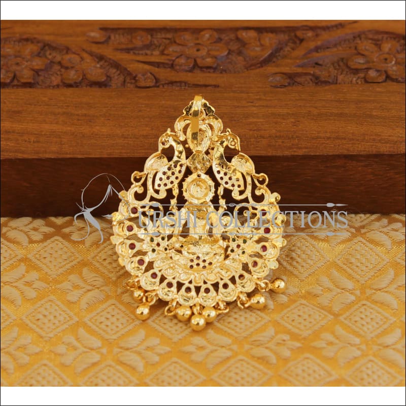 Designer gold plated Temple pendant M1138 - Pendant Set