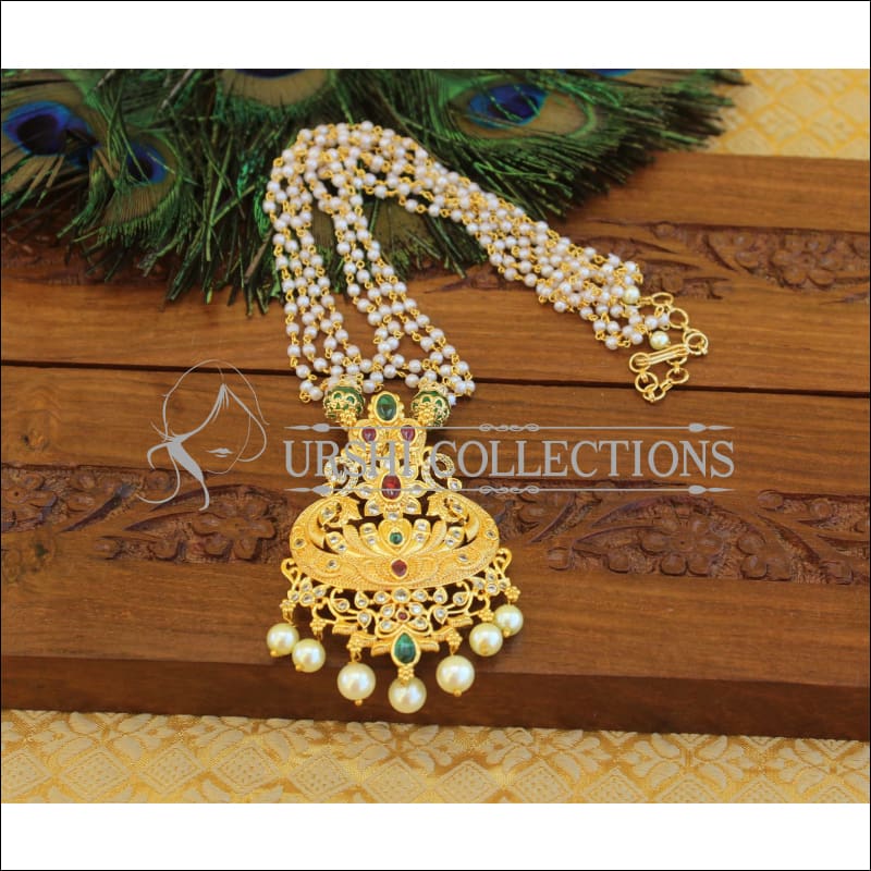 Designer handmade Peacock necklace M766 - Necklace Set